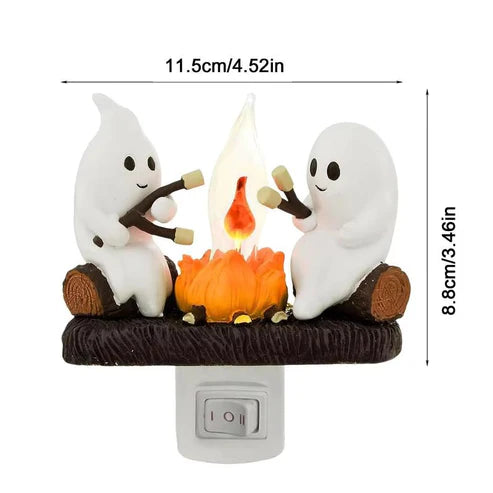 Ghost Campfire Flickering Night light