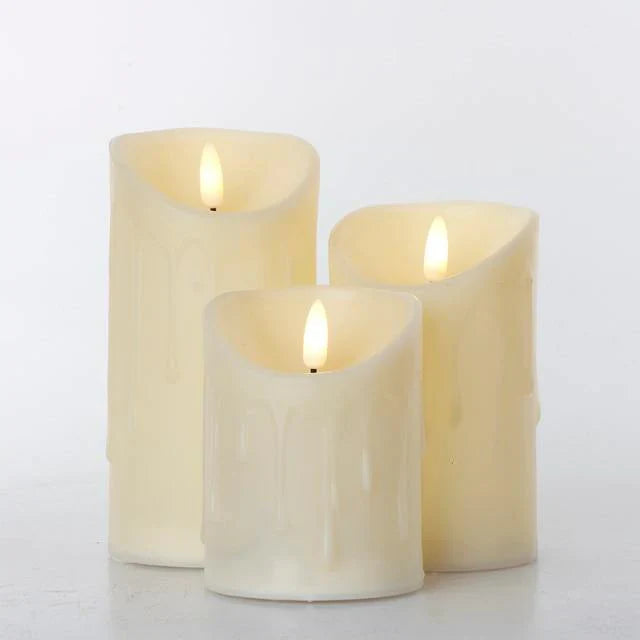 3pcs Remote Control LED Flameless Candle