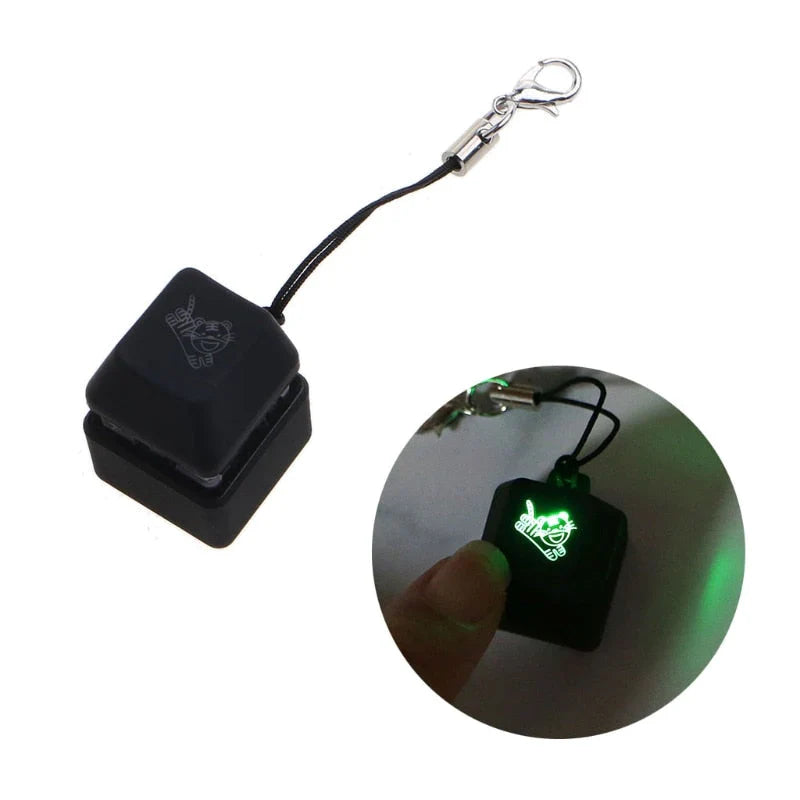 LED Keyboard Switch Fidget Keychain