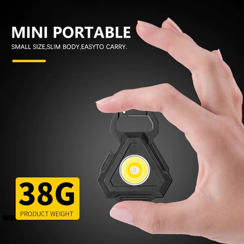 Mini LED Flashlight USB Bottle Opener Keychain