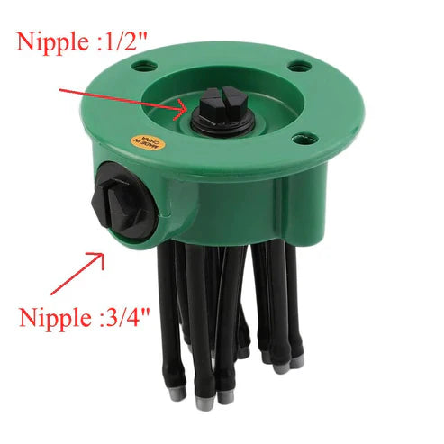 Foldable Pipe Garden Water Sprinkler System