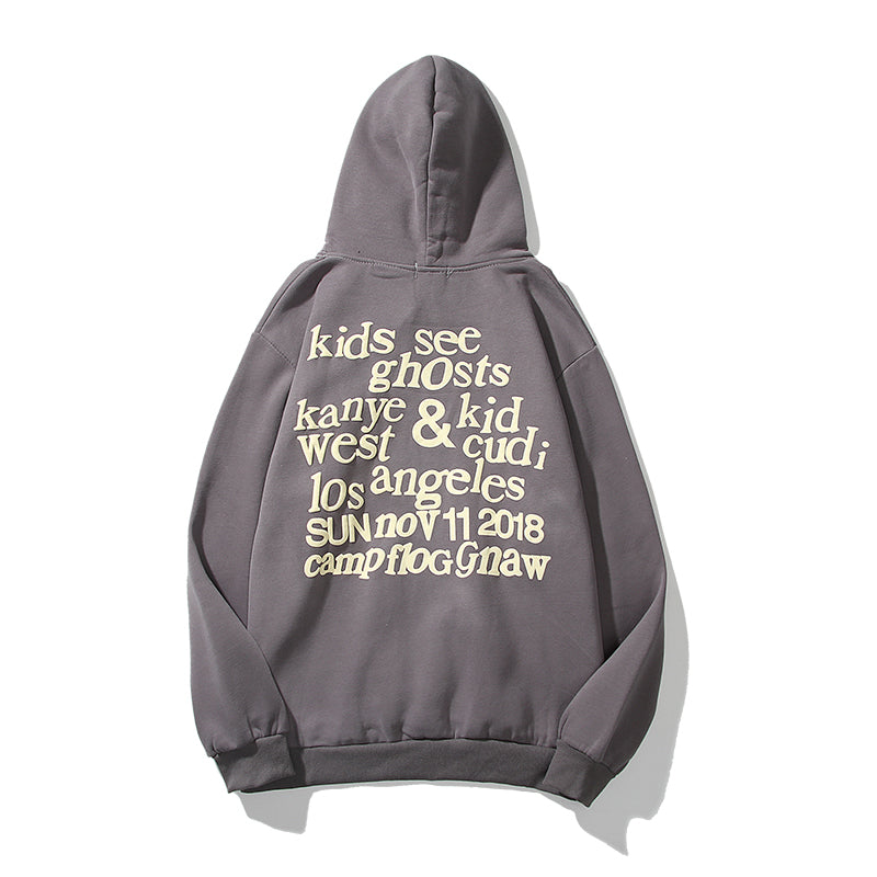 Kanye West Pullover Flannel Hoodies