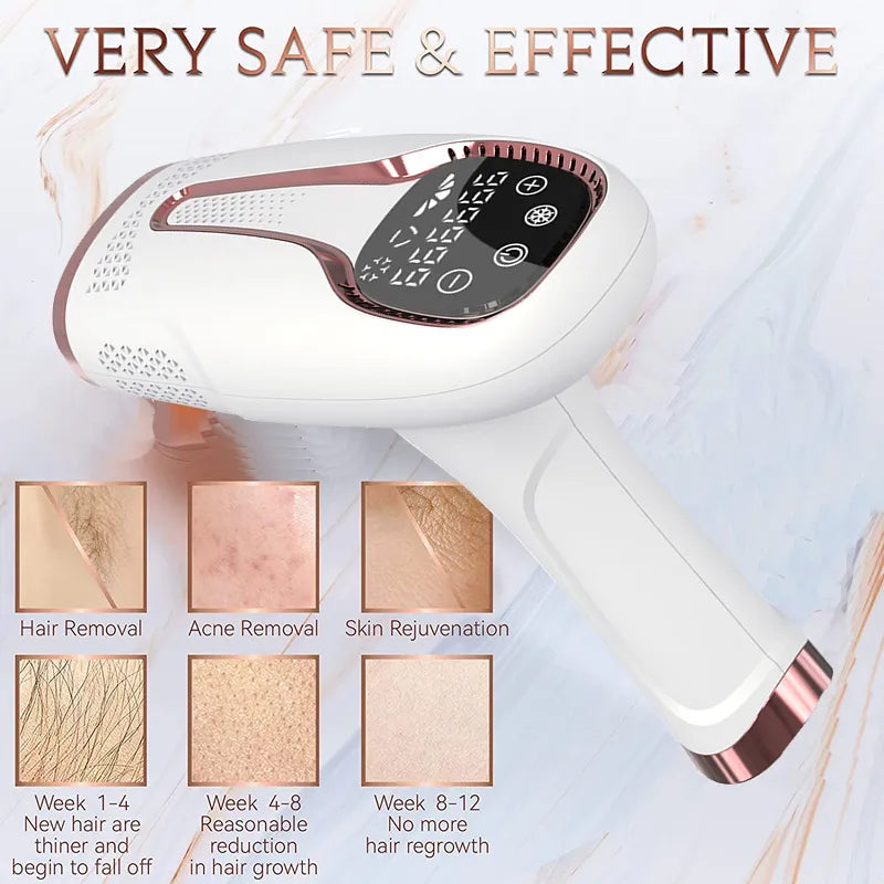 999999 Flashes IPL Laser Epilator for Women Home Use Devices Hair Removal