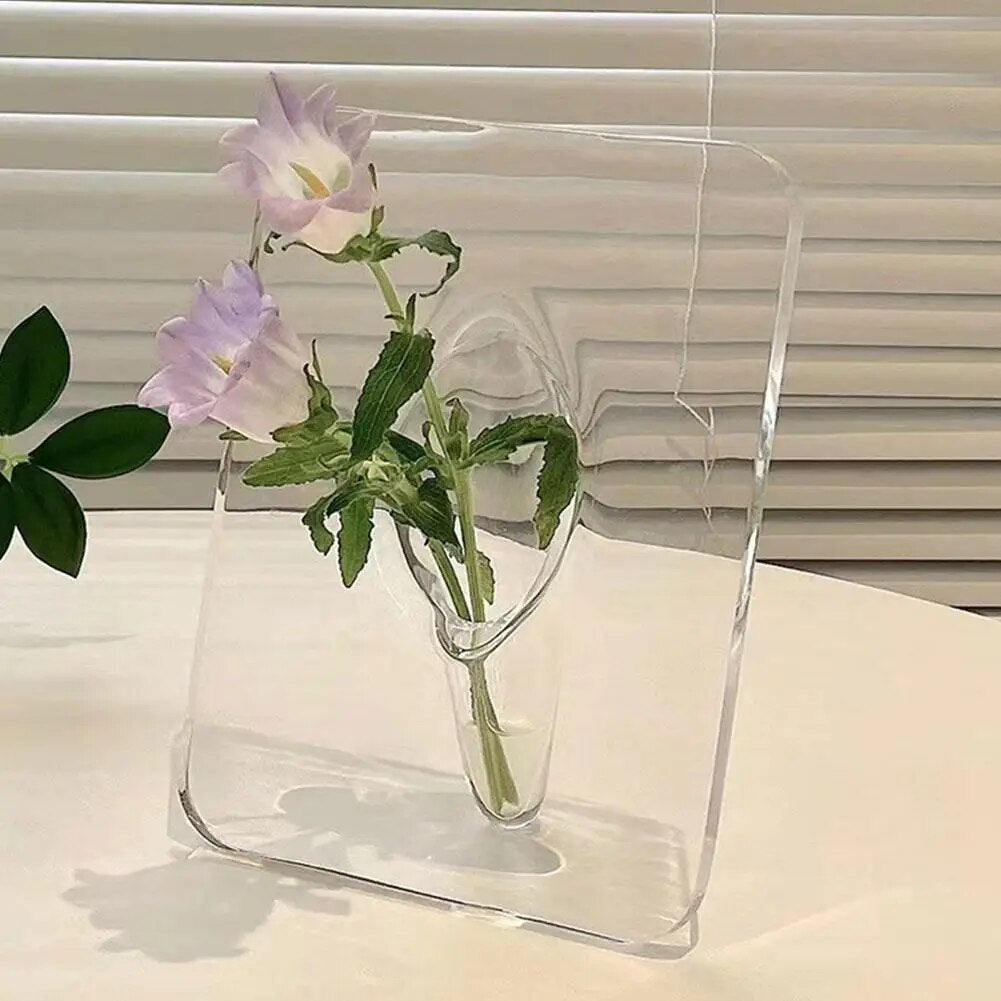 Art Photo Frame Vase Hydroponic Flower Arrangement Decoration