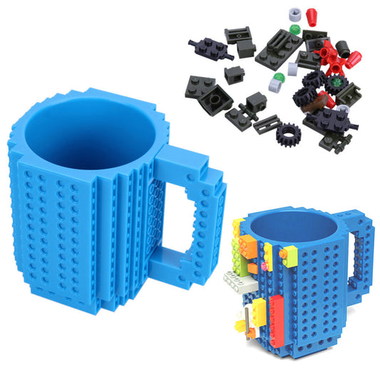 350ml Cup Creative Build-on Brick Mug Cups Drinking Water Holder Building Blocks Design Birthday Gifts