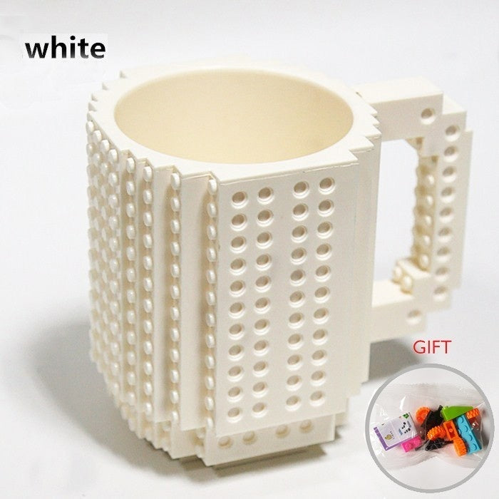 350ml Cup Creative Build-on Brick Mug Cups Drinking Water Holder Building Blocks Design Birthday Gifts