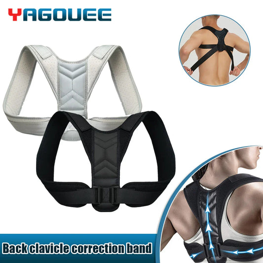 Back Posture Corrector Adjustable Neck Brace Training Equipment