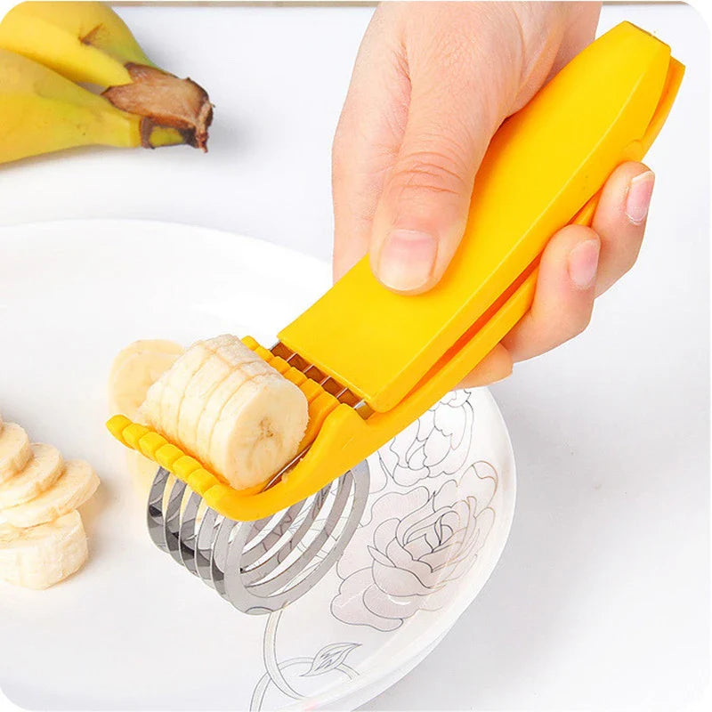 Banana Slicer Fruit Vegetable Sausage Slicer Stainless