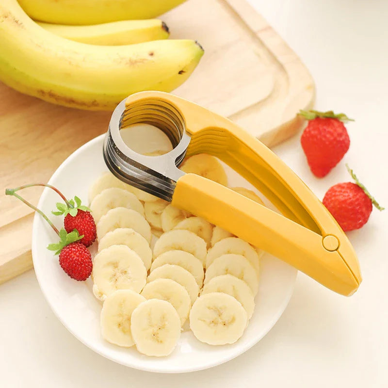 Banana Slicer Fruit Vegetable Sausage Slicer Stainless