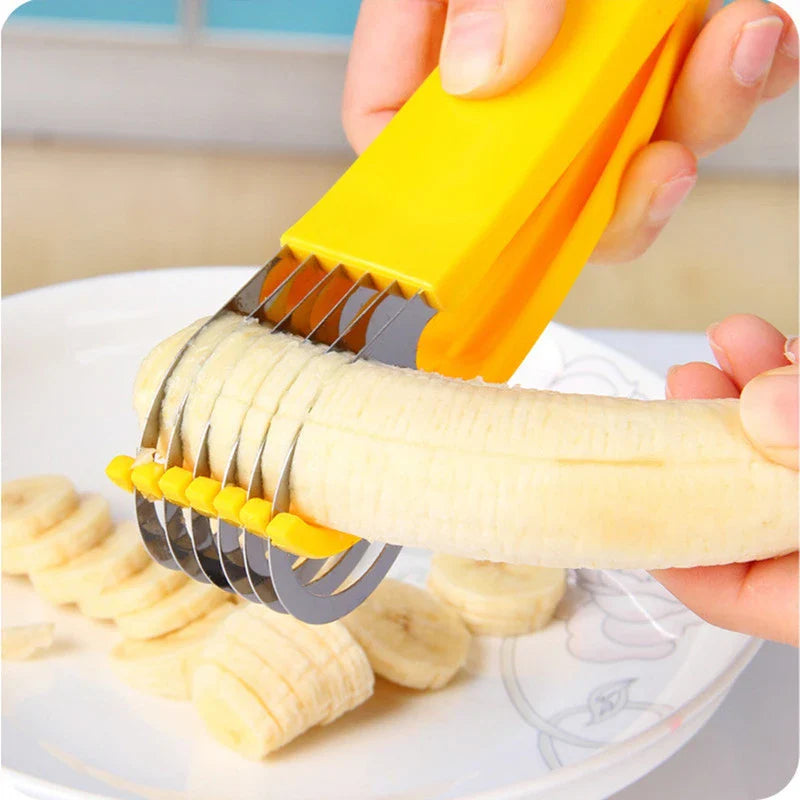 Banana Slicer Fruit Vegetable Sausage Slicer Stainless