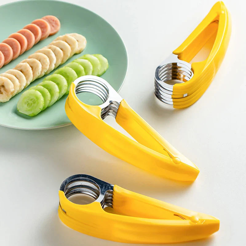 Banana Slicer Fruit Vegetable Sausage Slicer Stainless