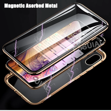 360 Magnetic Adsorption Metal Case For iPhone