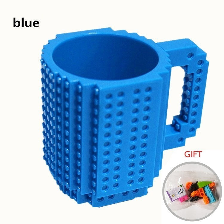 350ml Cup Creative Build-on Brick Mug Cups Drinking Water Holder Building Blocks Design Birthday Gifts