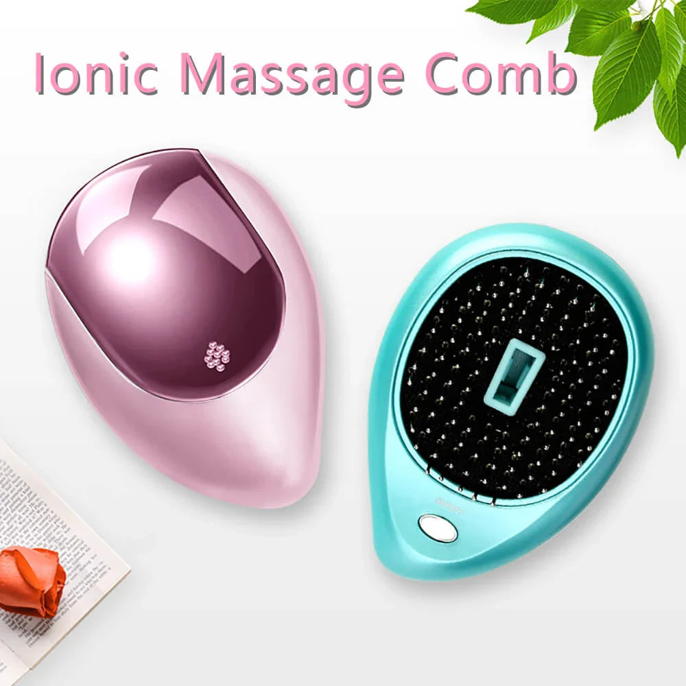 Portable Electric Ionic Hairbrush