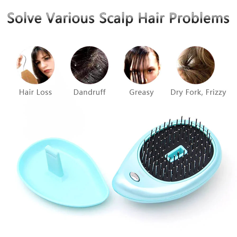 Portable Electric Ionic Hairbrush