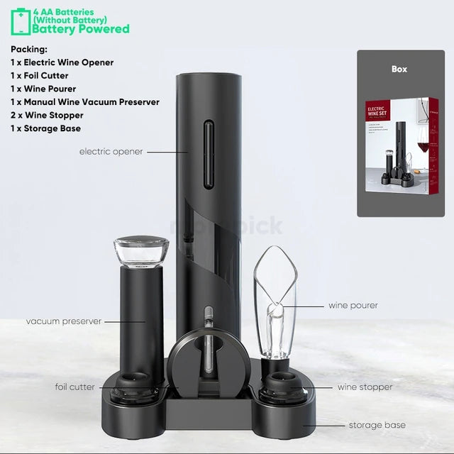 Automatic Electric Wine Corkscrew Rechargeable