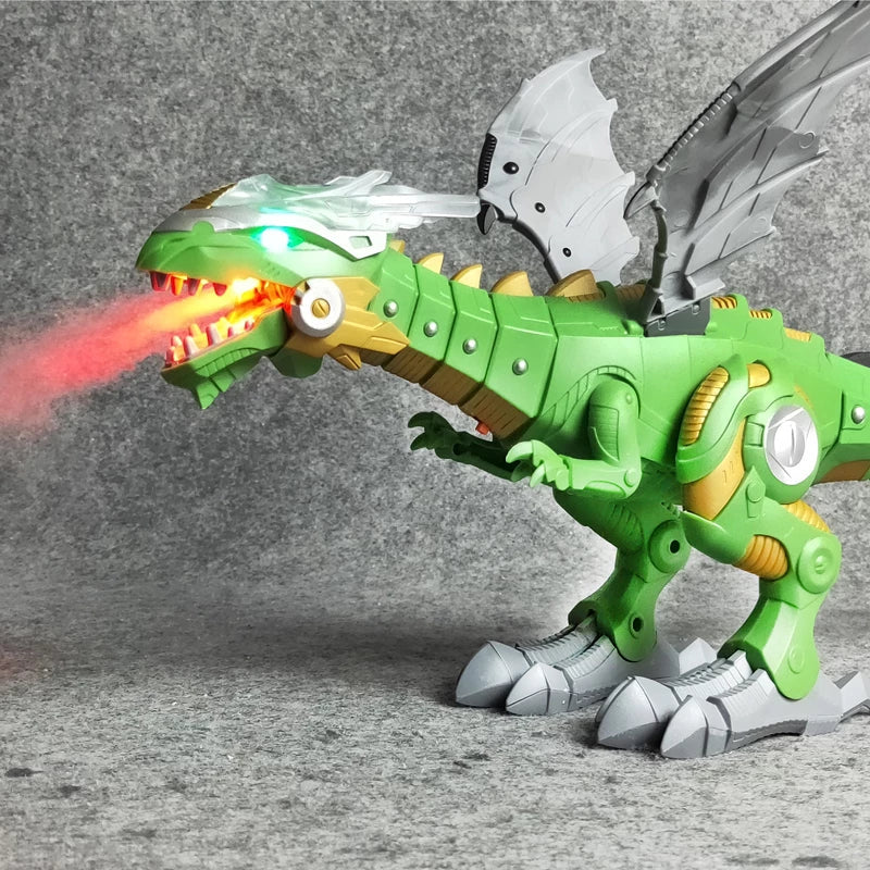 Electric Walking Spray dinosaur Robot