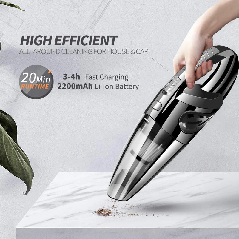 Wireless Vacuum Cleaner Car Handheld Vaccum Cleaners Power Suction