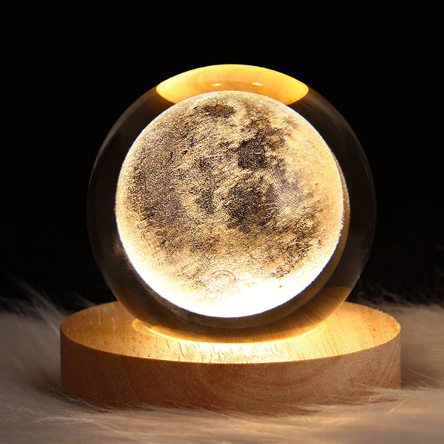 Glowing Planetary Galaxy Astronaut Crystal Ball Night Lights