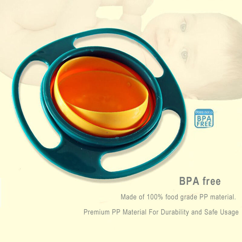 Rotatable Baby Feeding Bowl