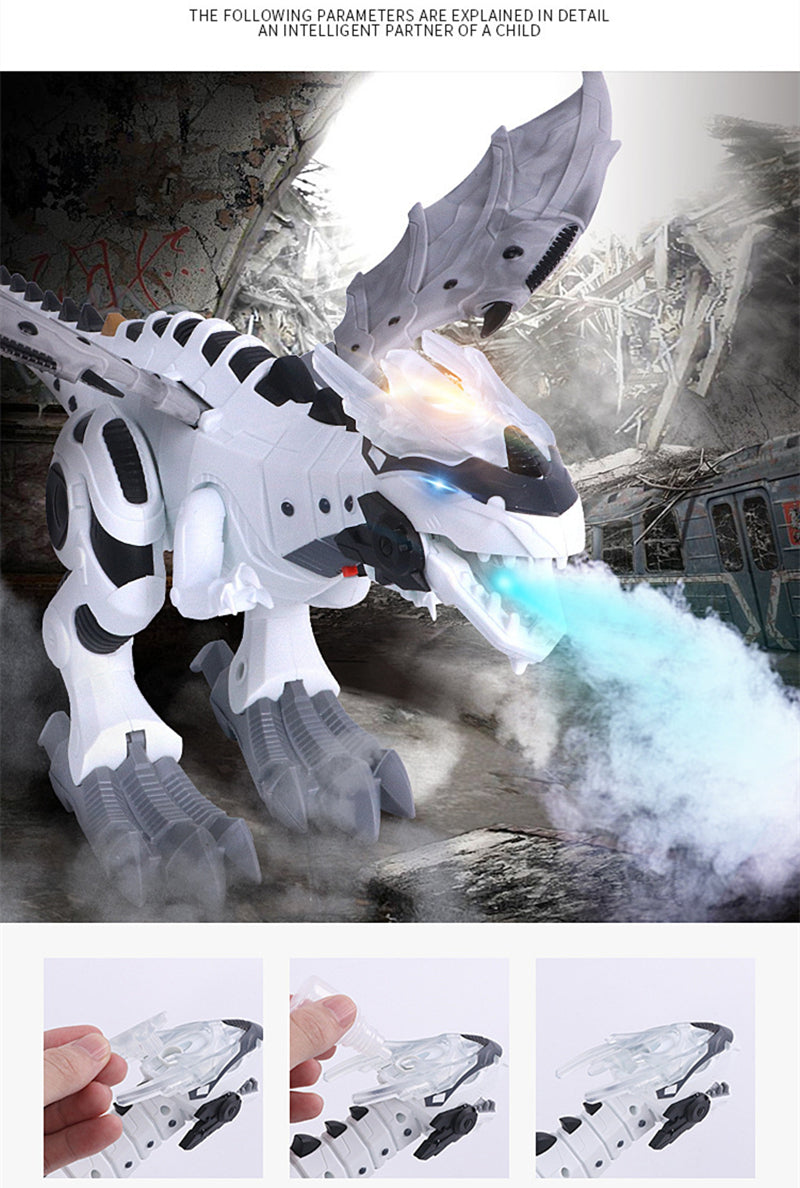 Electric Walking Spray dinosaur Robot