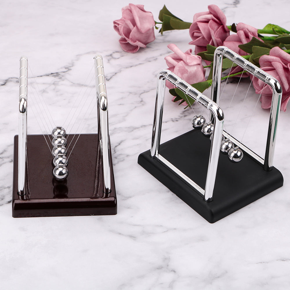 Metal Pendulum Ball Newton Ball Physics Science Pendulum Desk Table Decor Steel Balance Ball