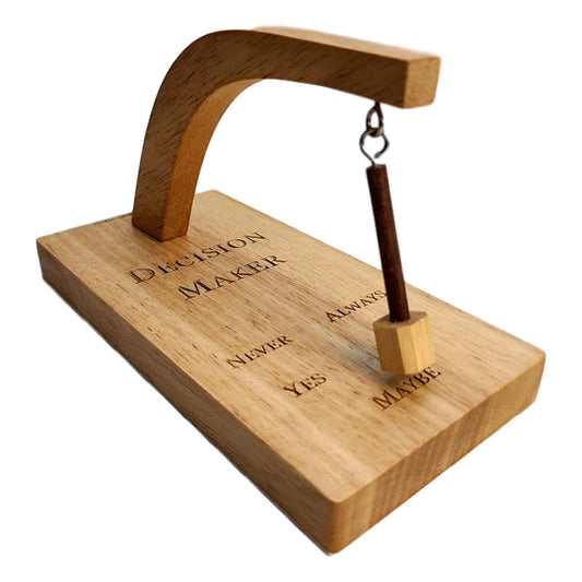 Decision Maker Magnetic Pendulum Wood