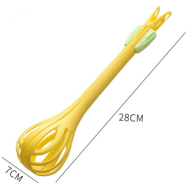 Multifunctional Egg Beater Egg Milk Whisk Pasta Tongs Food Clips Mixer Manual Stirrer Kichen Cream Bake Tool