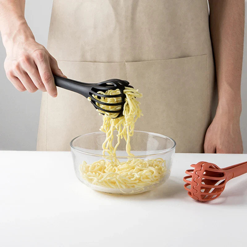 Multifunctional Egg Beater Egg Milk Whisk Pasta Tongs Food Clips Mixer Manual Stirrer Kichen Cream Bake Tool