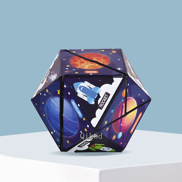 Geometric Changeable Magnetic Magic Cube