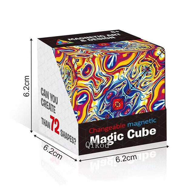 Geometric Changeable Magnetic Magic Cube