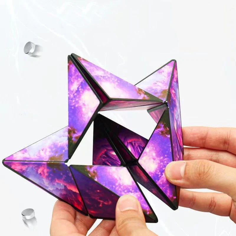 Geometric Changeable Magnetic Magic Cube