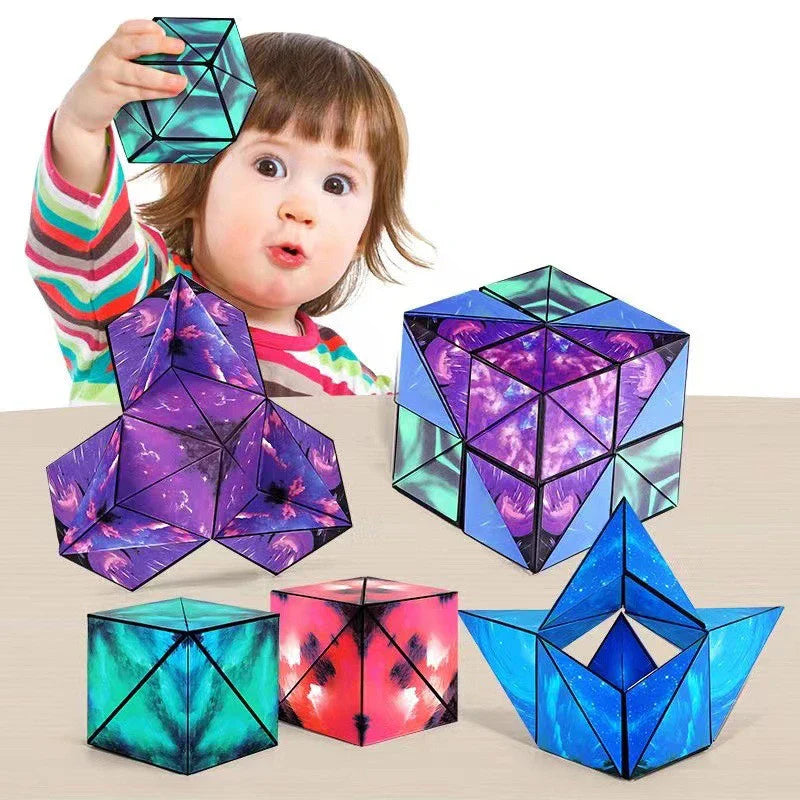 Geometric Changeable Magnetic Magic Cube