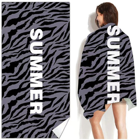 Printed Beach Towel Soft