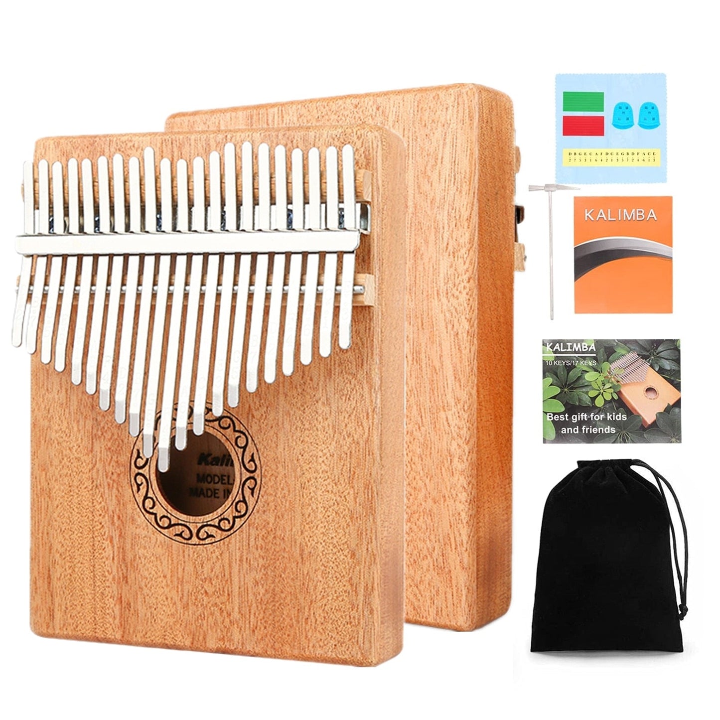 Kalimba 17 Key Thumb Piano High Quality transparent