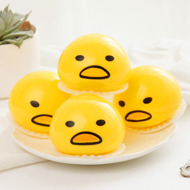 Vomiting Egg Yolk Toys Anti Stress