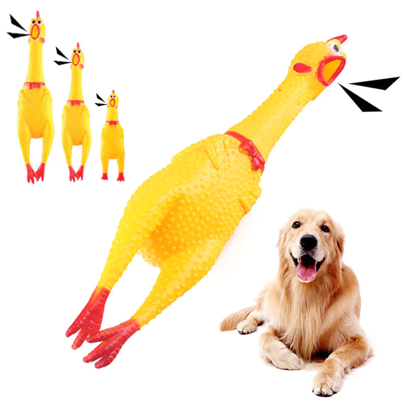 Funny Screaming Chicken Pet Toys