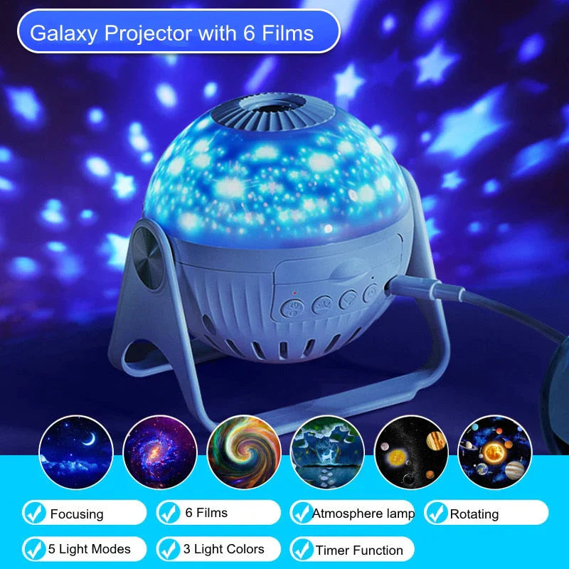 Planetarium Galaxy Night Light Projector 360° Adjustable