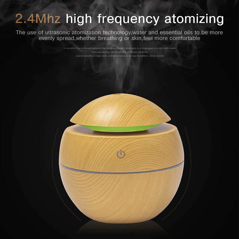 Humidifier, Air Purifier  Essential Oils Diffuser 130ml, Usb DC5V