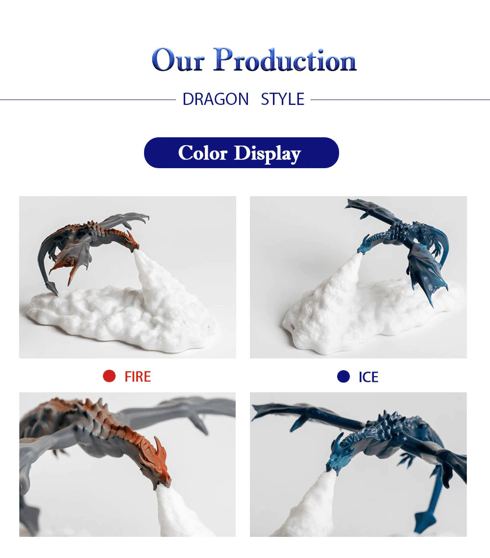 3D Printed Dragon Night Light LED Night Lamp