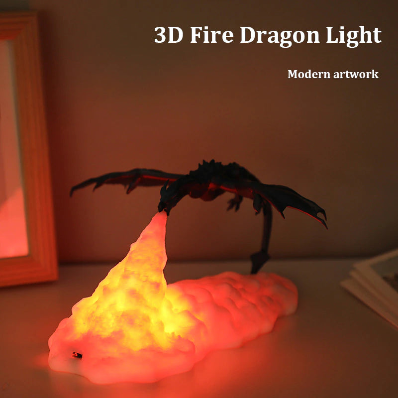 3D Printed Dragon Night Light LED Night Lamp