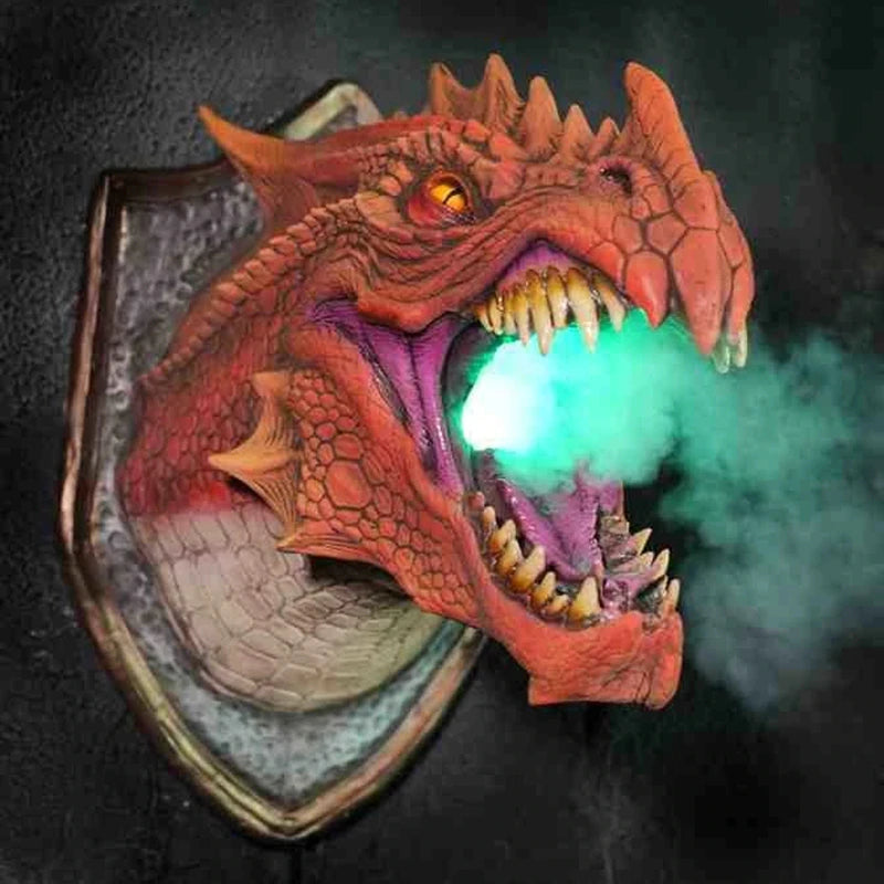 Dragon Legends Prop 3d Wall Mounted Dinosaur Smoke Light Wall