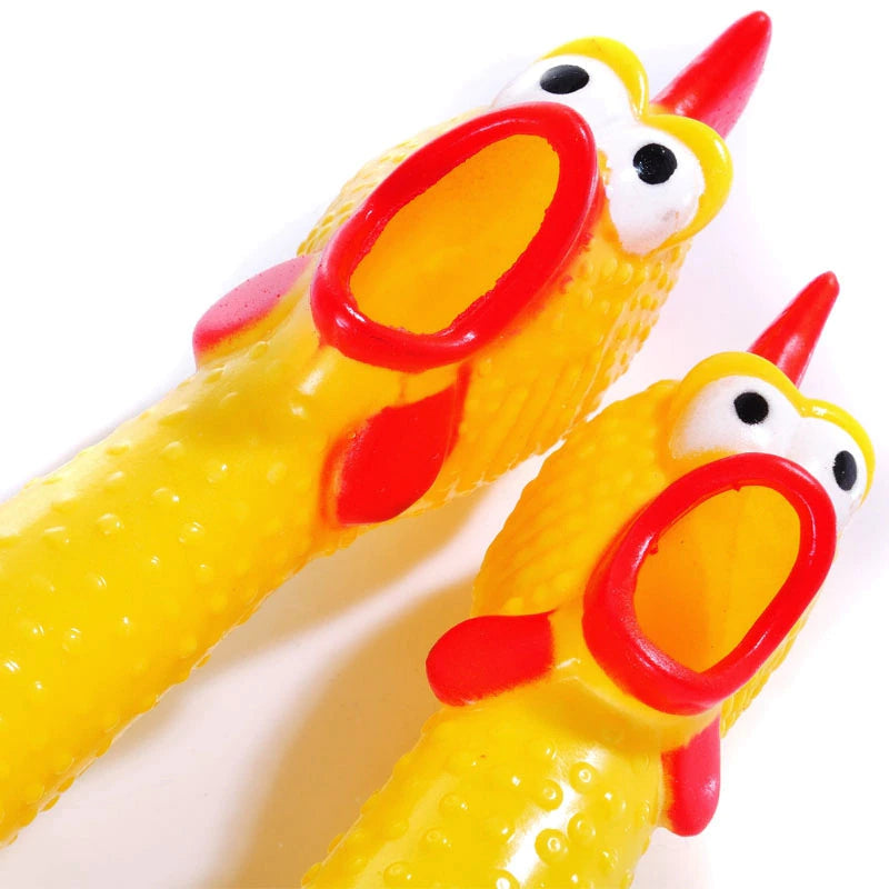 Funny Screaming Chicken Pet Toys