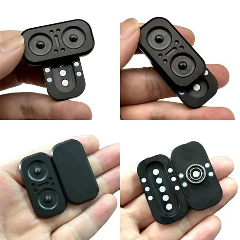 New 2 in 1 Owl Fidget Slider Metal Spinner