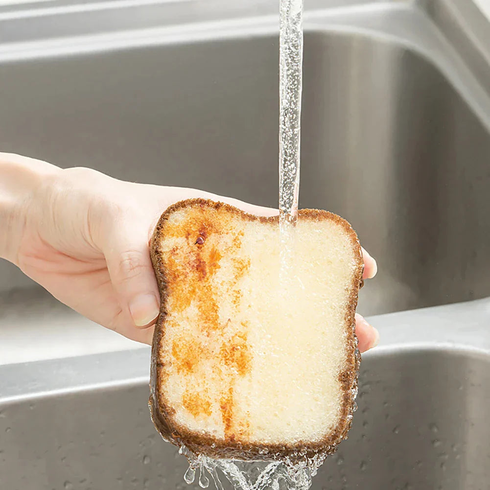 Toast Bread Shape Dish-washing Sponges