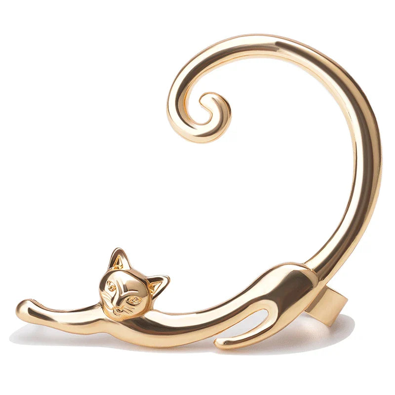 Unique Design Cute Cat Ear Cuff Earrings