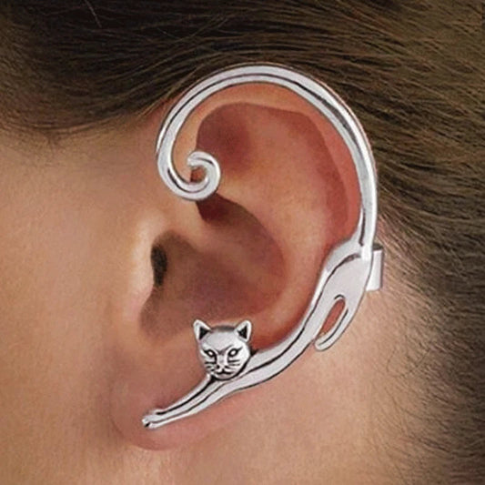 Unique Design Cute Cat Ear Cuff Earrings