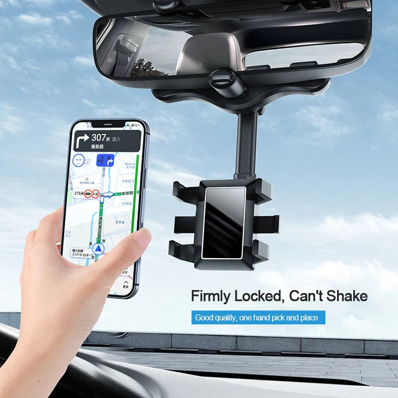 Universal Car Rearview Mirror Phone Holder