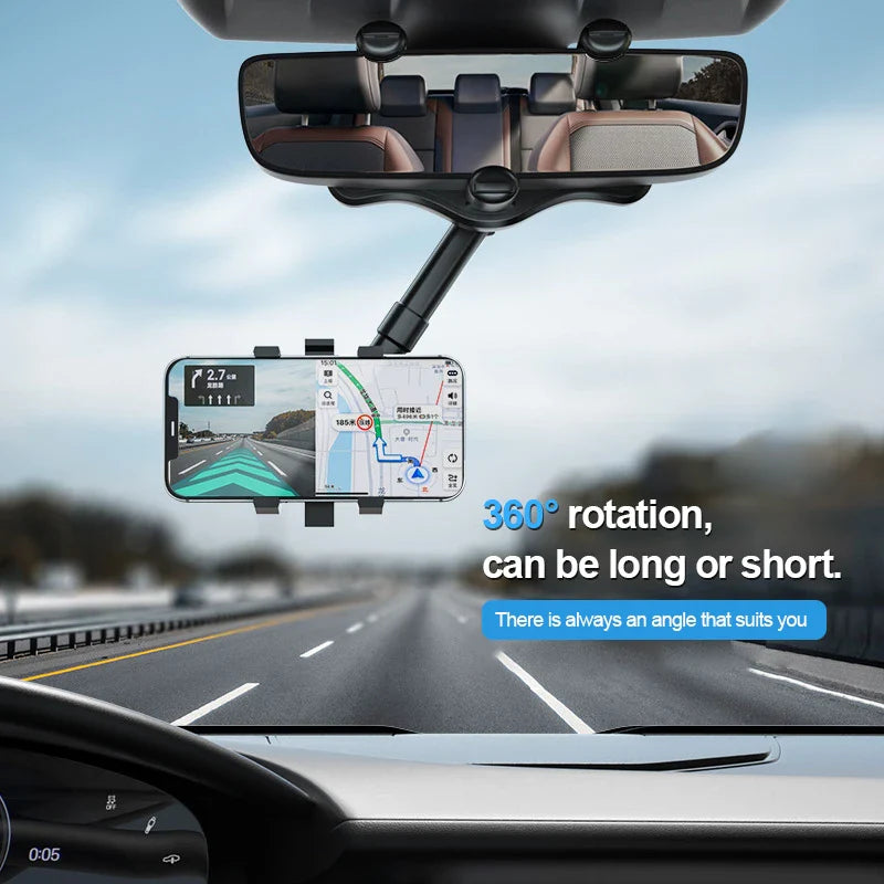 Universal Car Rearview Mirror Phone Holder