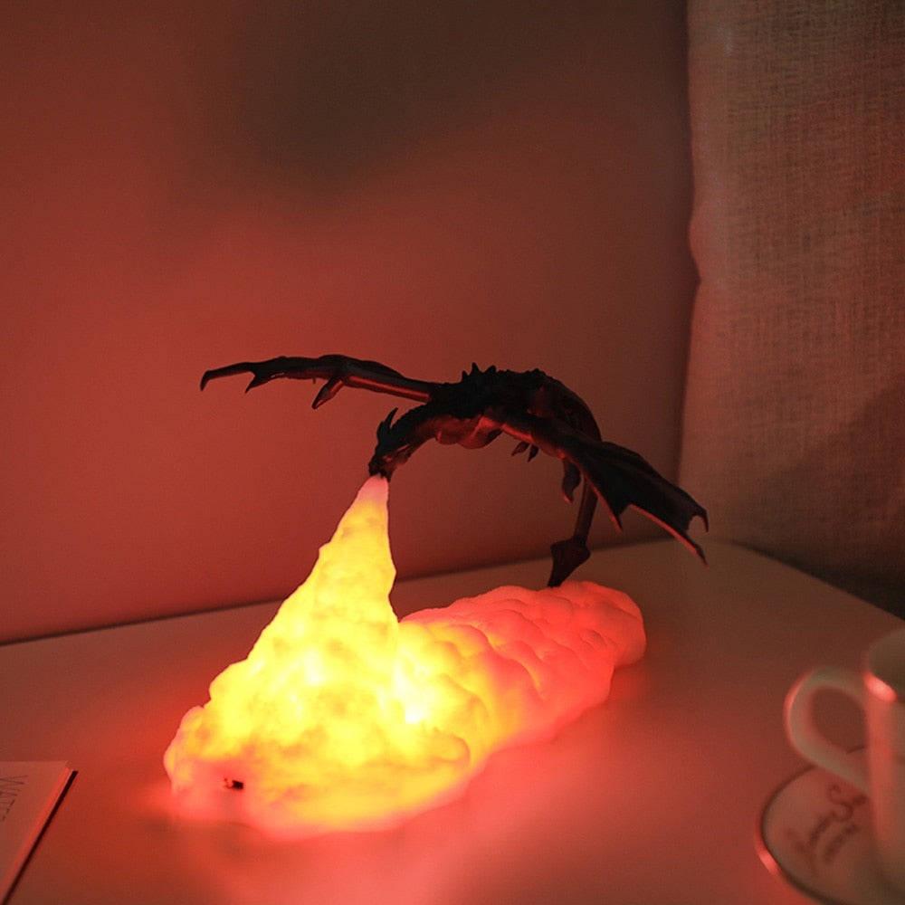 3D Printed Dragon Night Light LED Night Lamp